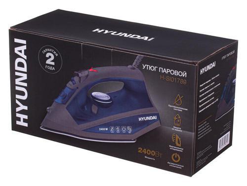 Утюг Hyundai H-SI01789 2400Вт серый/темно-синий