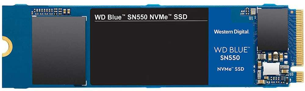 Накопитель SSD WD Original PCI-E x4 1Tb WDS100T2B0C Blue SN550 M.2 2280