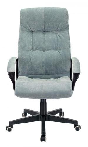 Кресло руководителя Бюрократ CH-824 Fabric серо-голубой Light-28 крестов. пластик