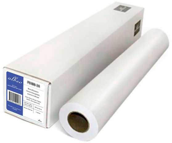 Бумага Albeo Z90-24-6 24"(A1) 610мм-45.7м/90г/м2/белый для струйной печати втулка:50.8мм (2")