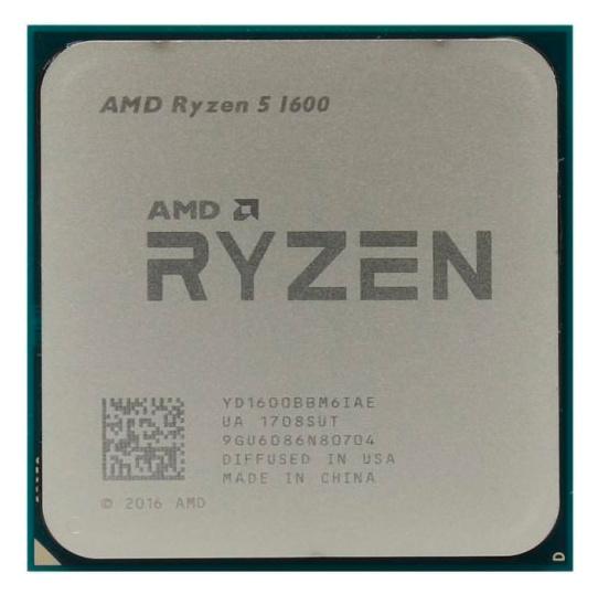 Процессор AMD Ryzen 5 1600 AM4 (YD1600BBAFBOX) (3.2GHz) Box