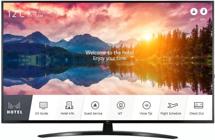 Телевизор LED LG 65" 65UT661H черный 4K Ultra HD 60Hz DVB-T2 DVB-C DVB-S2 USB WiFi Smart TV (RUS)