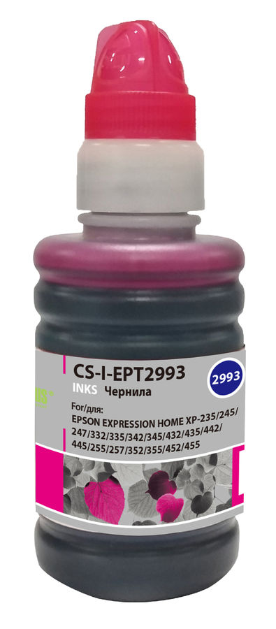 Чернила Cactus CS-I-EPT2993 пурпурный 100мл для Epson Expresion Home XP-235/332/335/432/435