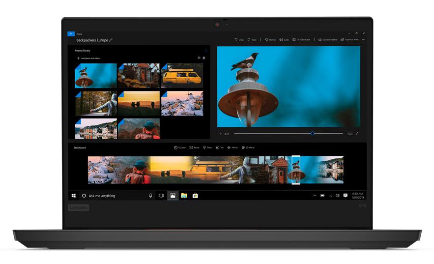 Ноутбук Lenovo ThinkPad E14-IML T Core i3 10110U 8Gb 1Tb Intel UHD Graphics 14" IPS FHD (1920x1080) Windows 10 Professional 64 black WiFi BT Cam