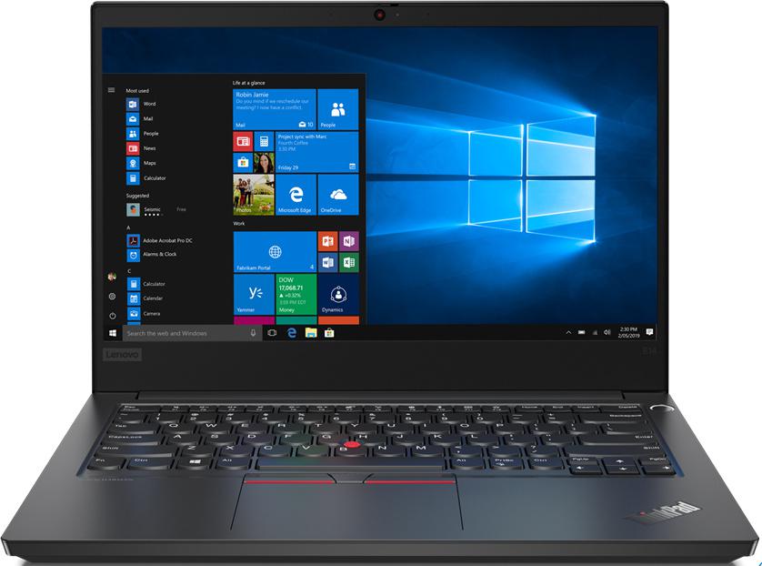 Ноутбук Lenovo ThinkPad E14-IML T Core i5 10210U 8Gb 1Tb Intel UHD Graphics 14" IPS FHD (1920x1080) Windows 10 Professional 64 black WiFi BT Cam