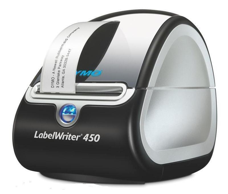 Термопринтер Dymo LableWriter LW450 (для печ.накл.) стационарный черный/серебристый