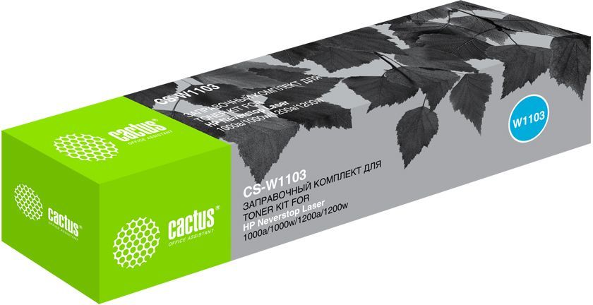 Картридж лазерный Cactus CS-W1103 черный (2500стр.) для HP Neverstop Laser 1000/1200