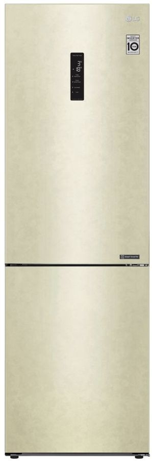 Холодильник LG GA-B459CESL 2-хкамерн. бежевый глянц. инвертер