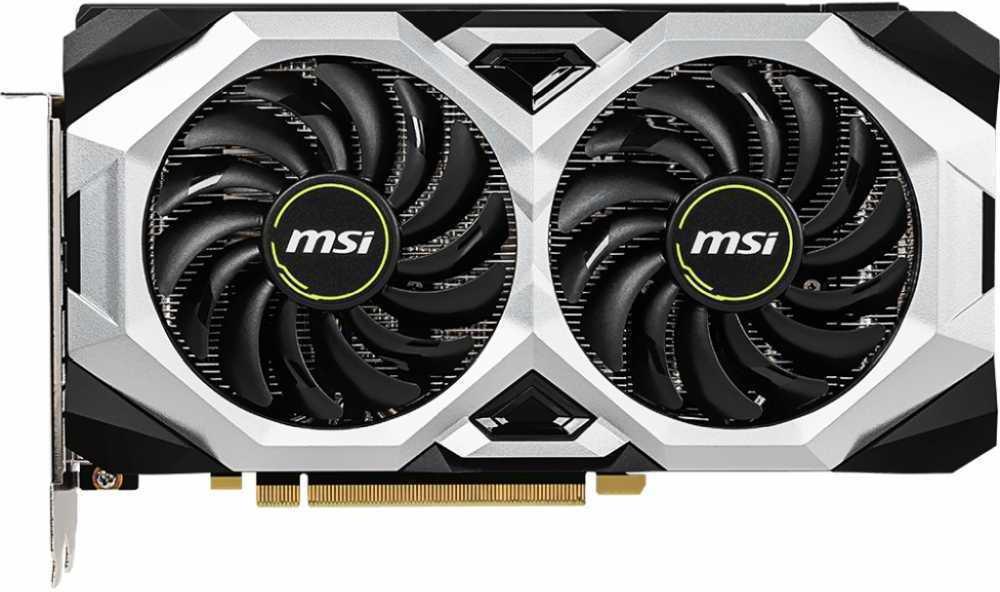 Видеокарта MSI PCI-E RTX 2060 SUPER VENTUS GP NVIDIA GeForce RTX 2060SUPER 8192Mb 256 GDDR6 1650/14000 HDMIx1 DPx3 HDCP Ret