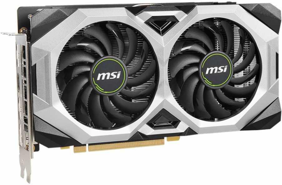 Видеокарта MSI PCI-E RTX 2060 SUPER VENTUS GP NVIDIA GeForce RTX 2060SUPER 8192Mb 256 GDDR6 1650/14000 HDMIx1 DPx3 HDCP Ret
