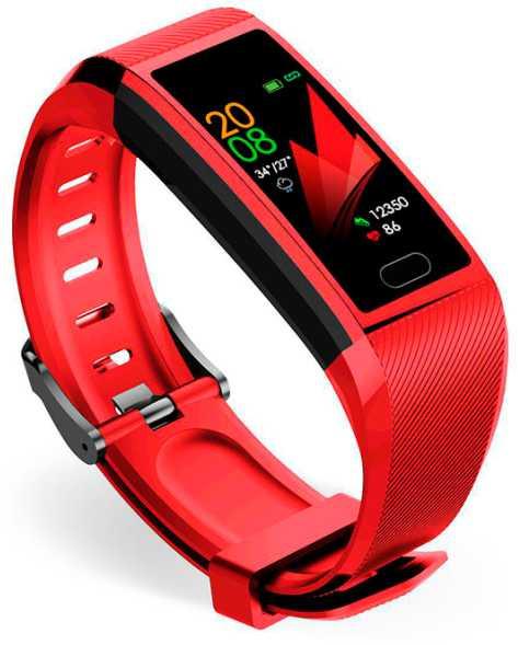 Фитнес-трекер Smarterra FitMaster 5 IPS корп.:красный рем.:красный (SMFT-05RBL)