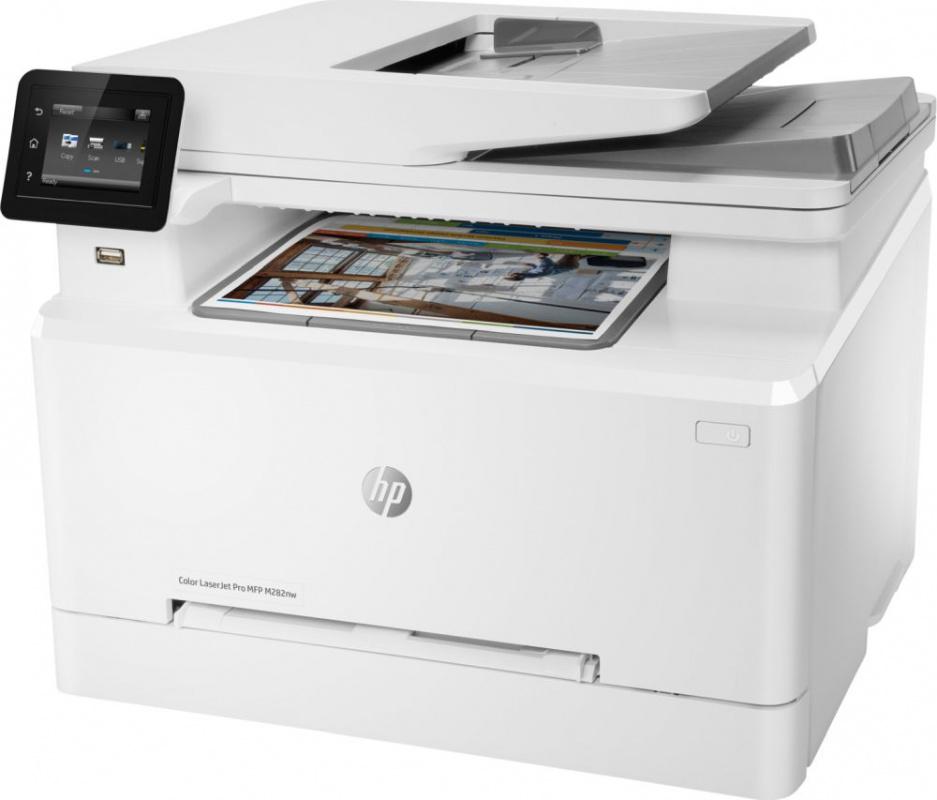 МФУ лазерный HP Color LaserJet Pro M282nw (7KW72A) A4 Net WiFi белый