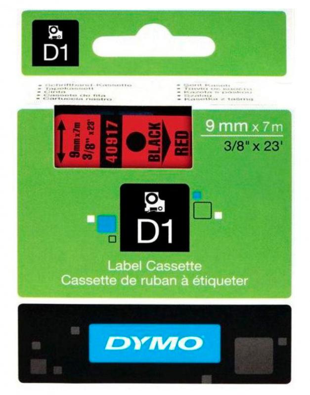 Картридж ленточный Dymo D1 S0720720 черный/красный для Dymo