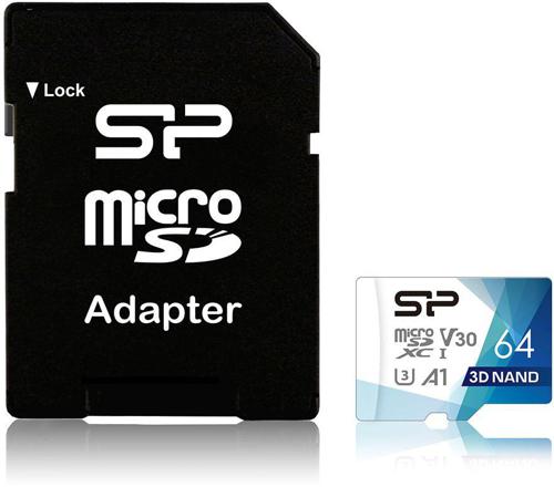 Флеш карта microSDXC 64GB Silicon Power SP064GBSTXDU3V20AB Superior Pro Colorful + adapter