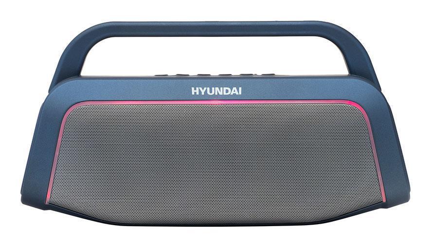 Колонка порт. Hyundai H-PAC580 синий 10W 2.0 BT/3.5Jack/USB 10м 3000mAh