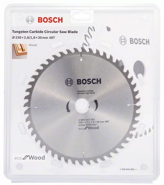 Диск алмазный по дер. Bosch ECO WO (2608644382) d=230мм d(посад.)=30мм (циркулярные пилы)