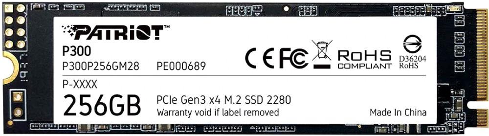 Накопитель SSD Patriot PCI-E 3.0 x4 256Gb P300P256GM28 P300 M.2 2280