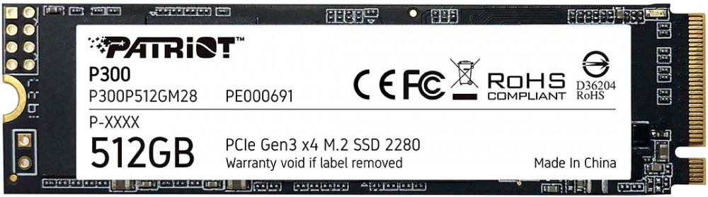 Накопитель SSD Patriot PCI-E 3.0 x4 512Gb