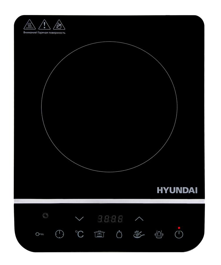 Плита Индукционная Hyundai HYC-0104 черный стеклокерамика (настольная)