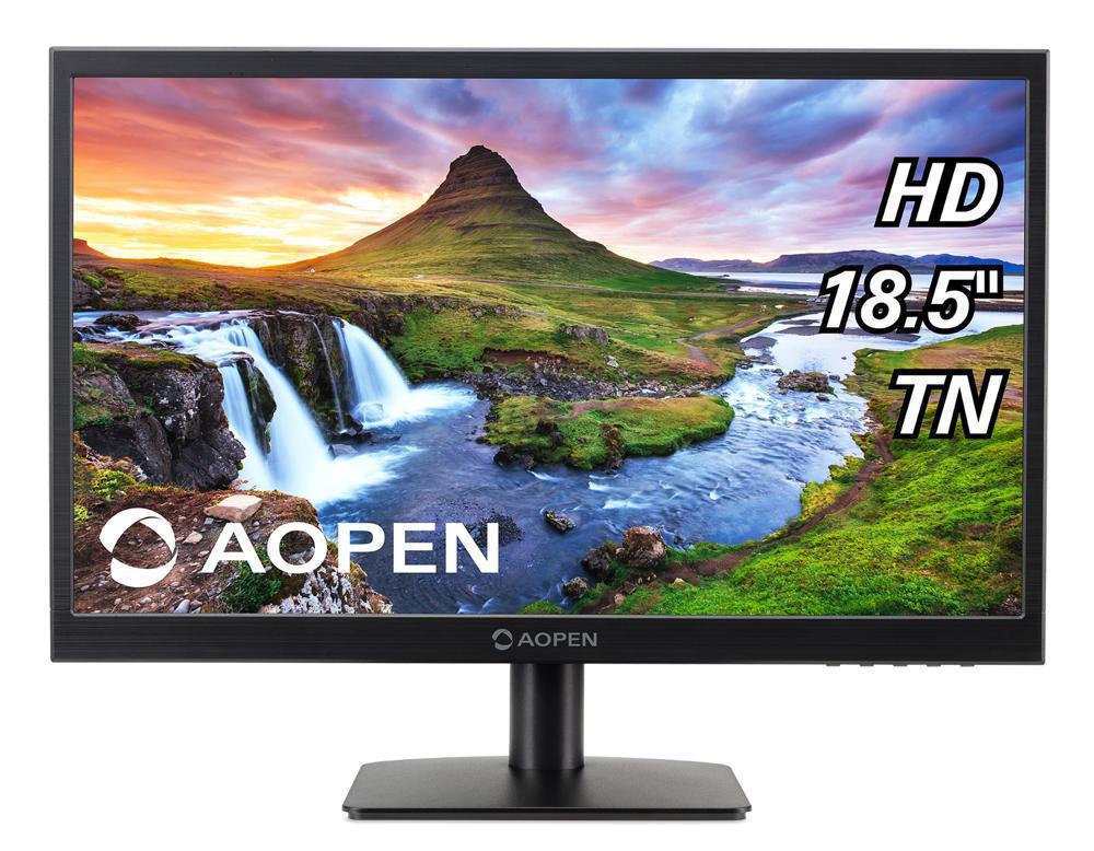 Монитор Aopen 18.5" 19CX1Qb черный TN LED 5ms 16:9 матовая 200cd 90гр/65гр 1366x768 VGA 2.1кг
