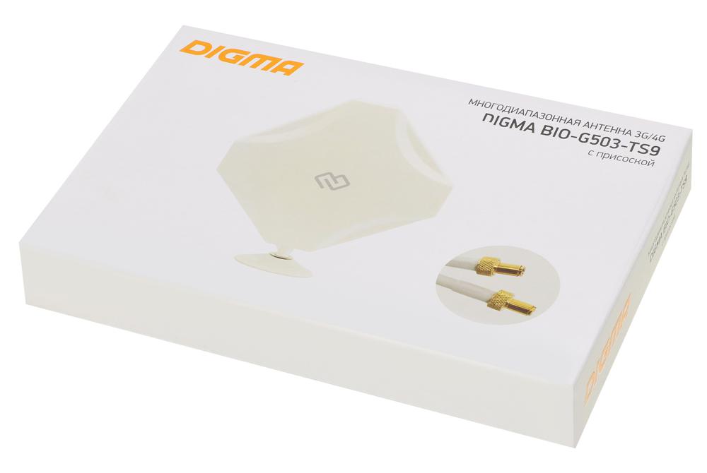 Антенна Digma BIO-G503-WT(2TS-9) MIMO 3м многодиапазонная белый (BIO-G503-WT(2TS-9))