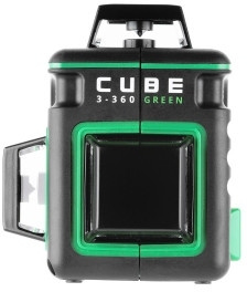 Уровень лазер. Ada Cube 3-360 Basic Edition 2кл.лаз. 635нм цв.луч. зеленый 3луч. (А00560)