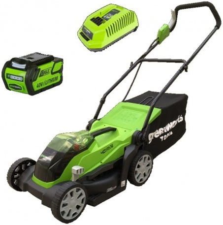 Газонокосилка роторная Greenworks G40LM35K4 (2501907UB)