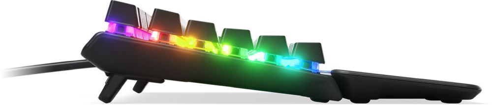 Клавиатура Steelseries Apex 5 RU механическая черный USB Multimedia for gamer LED (подставка для запястий)