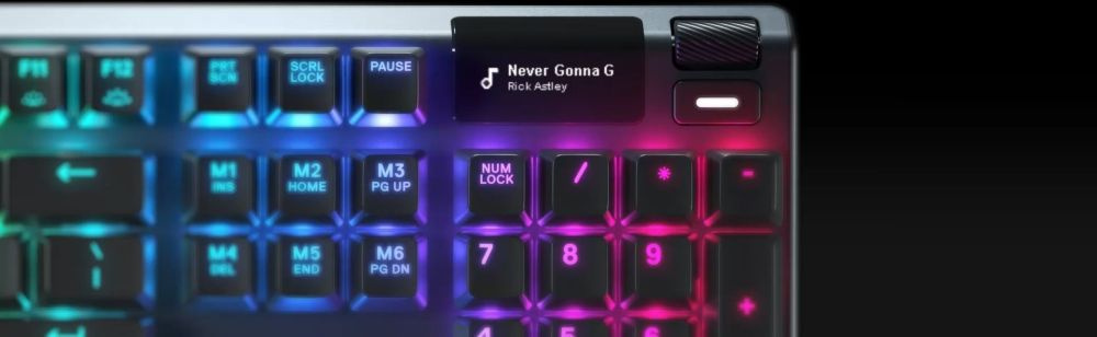 Клавиатура Steelseries Apex 5 RU механическая черный USB Multimedia for gamer LED (подставка для запястий)