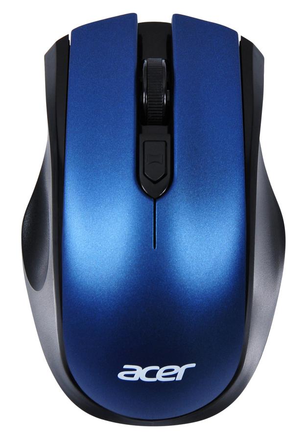 Мышь Acer OMR031 черный/синий оптическая 1600dpi беспров. USB 4but (ZL.MCEEE.008)