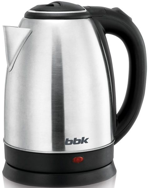Чайник электрический BBK EK1760S 1.7л. 2200Вт серебристый/черный корпус: металл/пластик