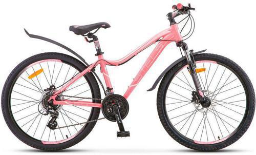 Велосипед Stels Miss-6100 D (2020) горный рам.:17" кол.:26" красный 14.7кг (LU078915)