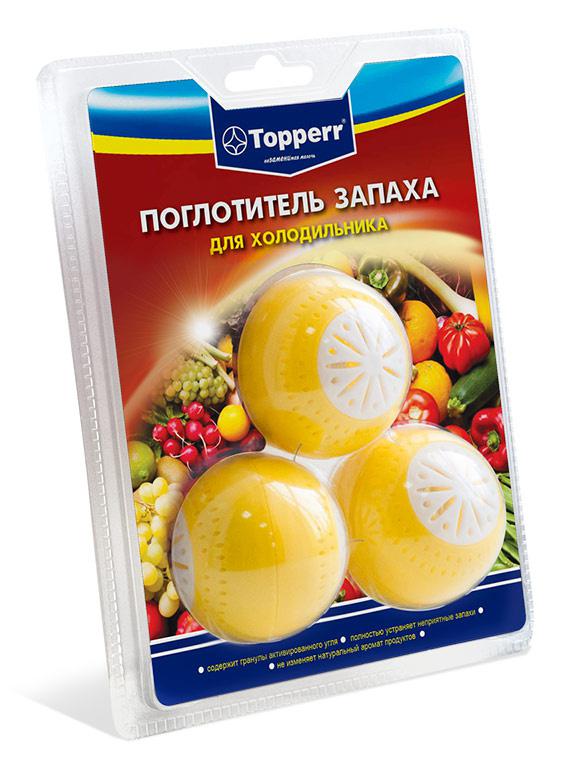 Поглотитель запаха для холодильников Topperr 3113 90гр