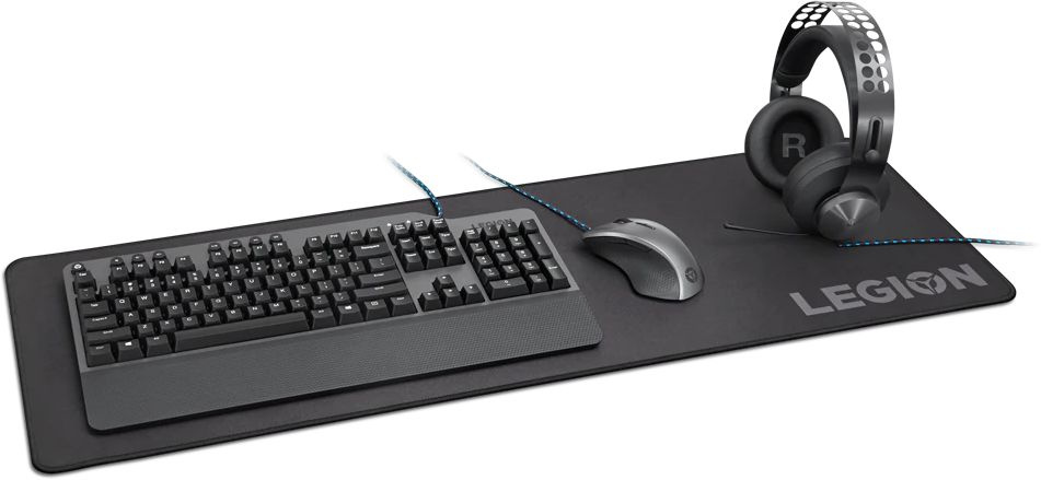 Коврик для мыши Lenovo Legion Gaming XL черный 900x300x3мм (GXH0W29068)