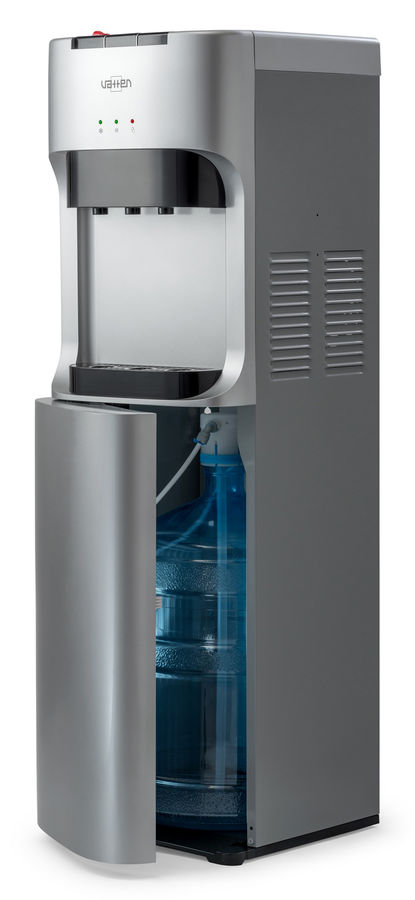 Кулер Vatten L45SE напольный электронный серебристый/черный