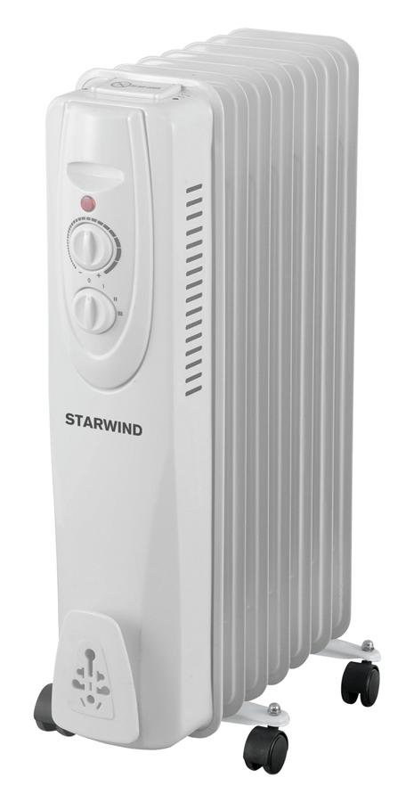 Радиатор масляный Starwind SHV3710 1500Вт белый