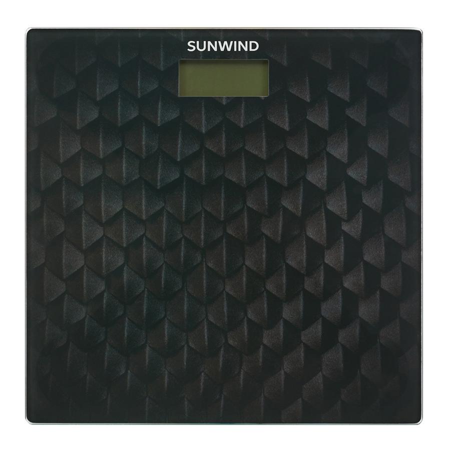 Весы напольные электронные SunWind SSB052 макс.180кг рисунок