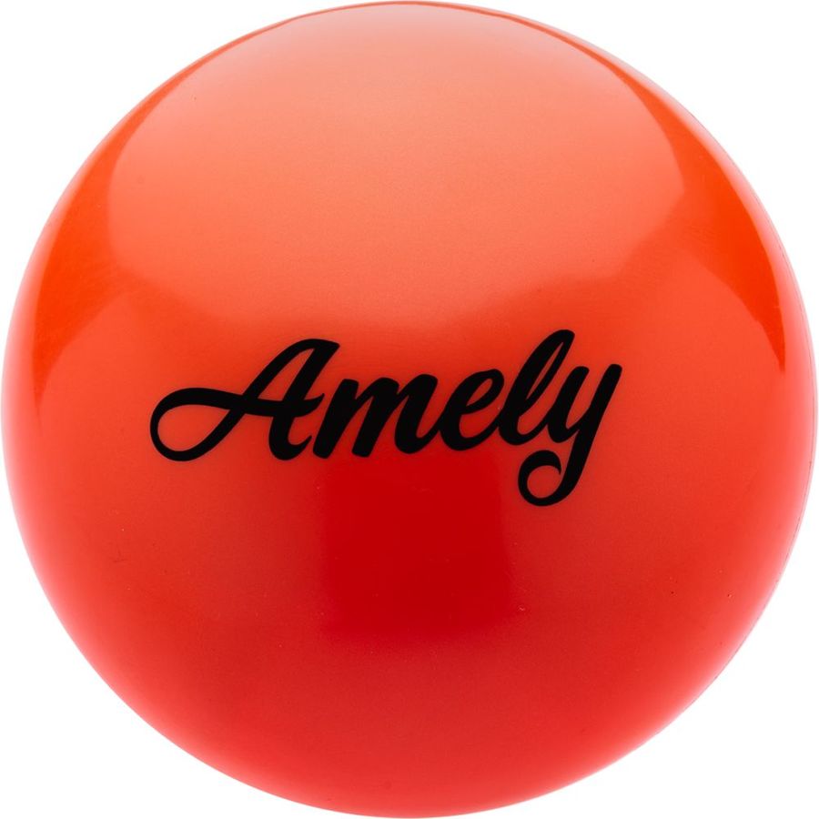 Мяч гимнастический Amely AGB-101 ф.:круглый d=19см оранжевый (УТ-00012854)