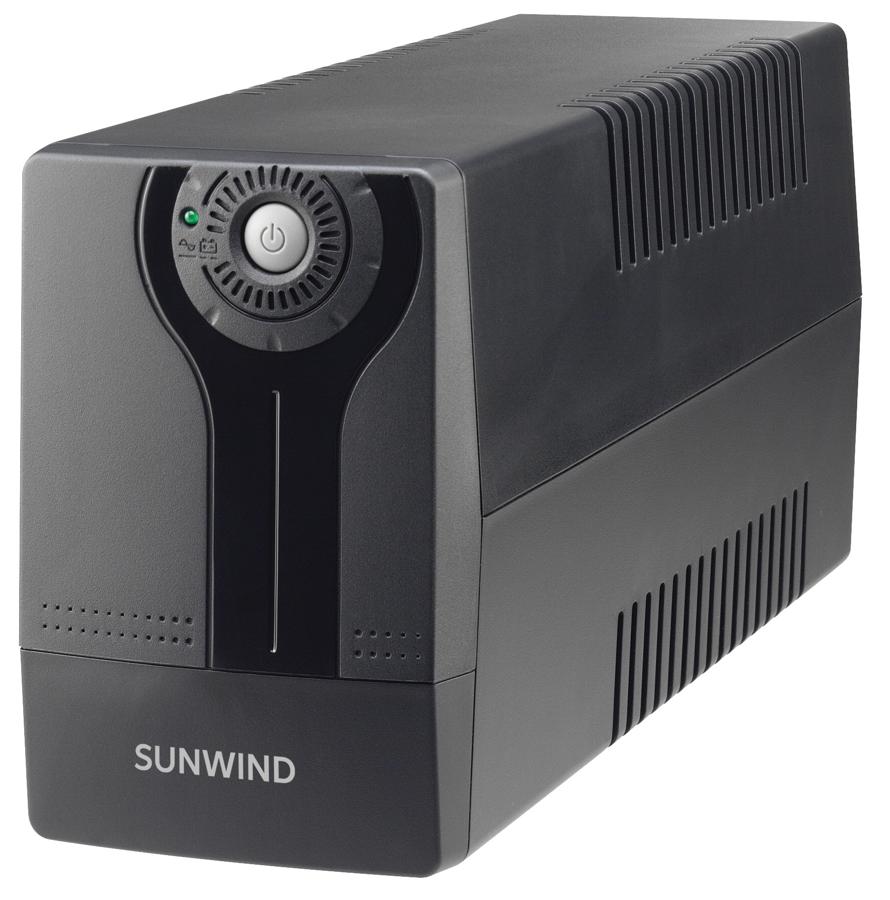 Источник бесперебойного питания SunWind SW650 360Вт 650ВА черный