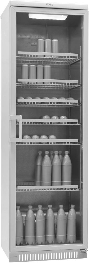 Холодильная витрина Pozis Свияга 538-8 белый (однокамерный)
