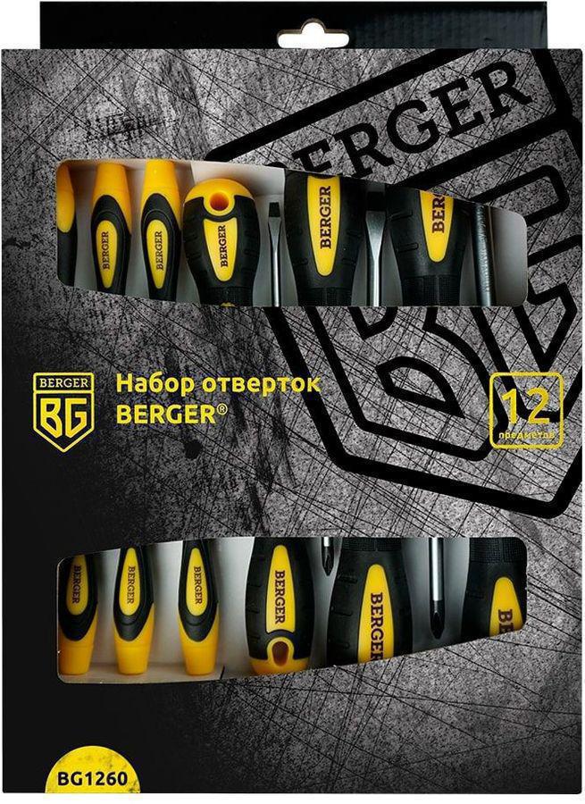 Набор отверток Berger BG1260 в компл.:12 предметов