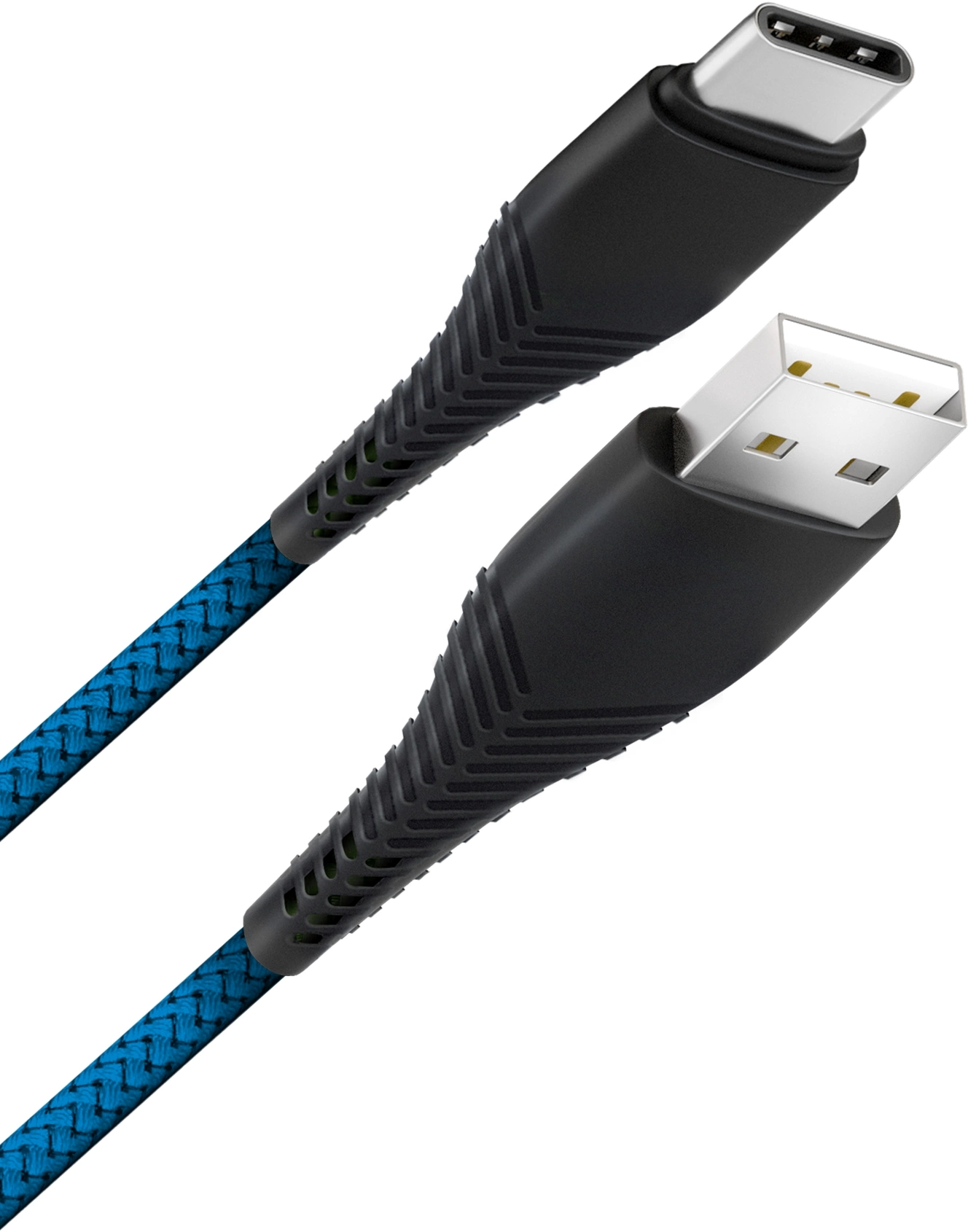 Кабель BoraSCO Fishbone 38505 USB (m)-USB Type-C (m) 1м синий