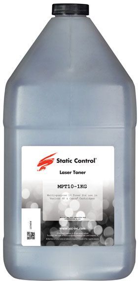 Тонер Static Control MPT10-1KG черный флакон 1000гр. для принтера НР LJ P1005/1006/1505/ 1606/ P1102/1322/M125