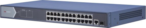 Коммутатор Hikvision DS-3E0526P-E/M 24x1Гбит/с 2SFP 24PoE 225W неуправляемый