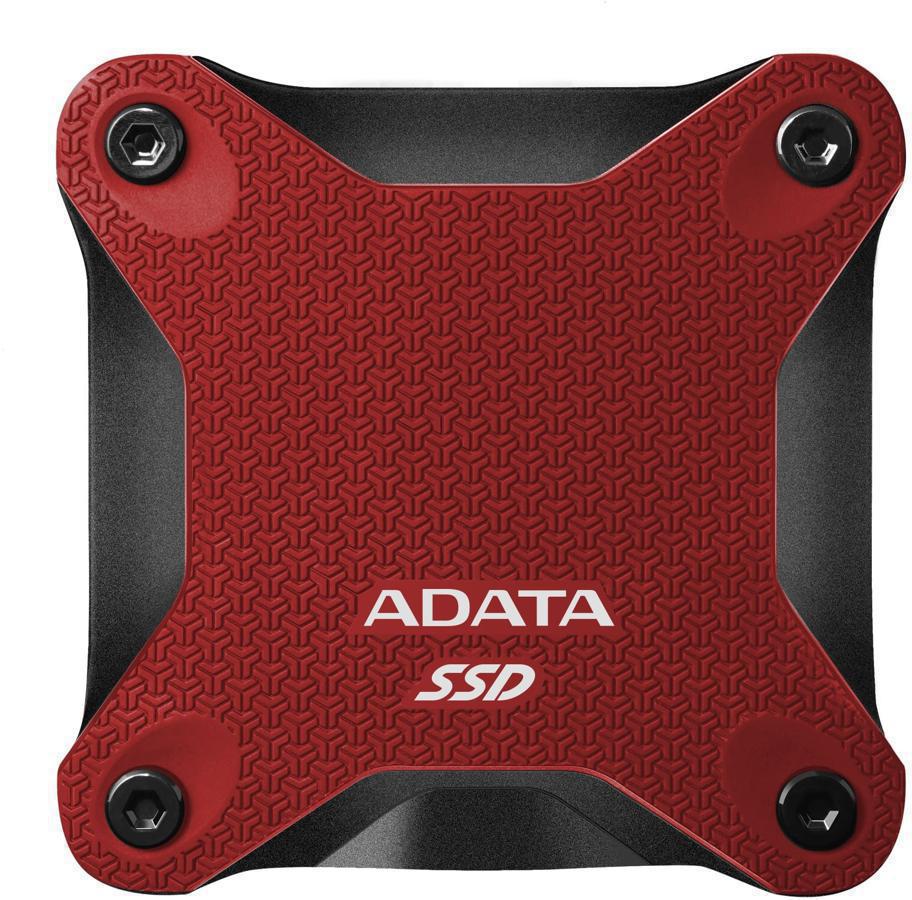 Накопитель SSD A-Data USB 3.0 240Gb ASD600Q-240GU31-CRD SD600Q 1.8" красный