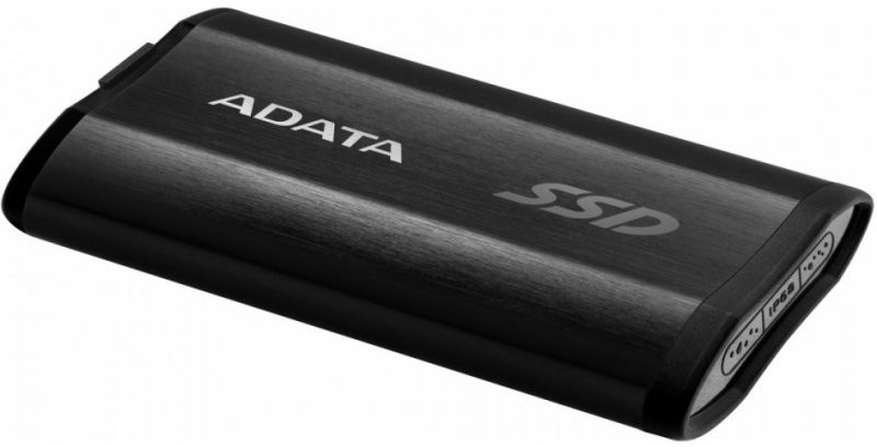 Накопитель SSD A-Data USB-C 512Gb ASE800-512GU32G2-CBK SE800 1.8" черный