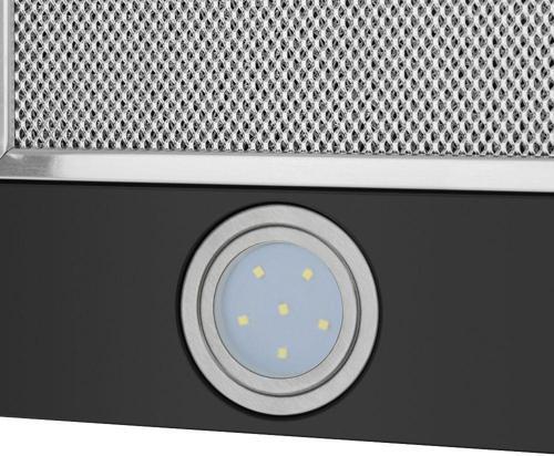 Вытяжка встраиваемая Maunfeld VS Light 50 черный управление: кулисные переключатели (1 мотор)