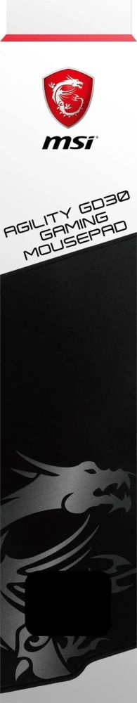 Коврик для мыши MSI Agilti GD30 Большой черный 450x400x3мм (J02-VXXXXX2-EB9)