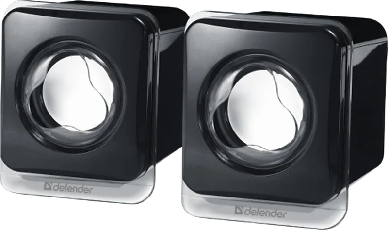 Колонки Defender SPK 35 2.0 черный 5Вт портативные