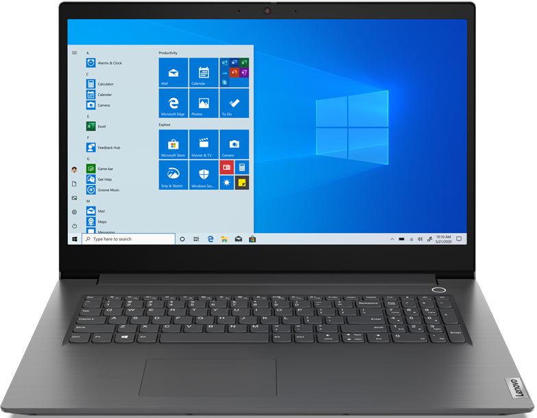 Ноутбук Lenovo V17-IIL Core i3 1005G1/8Gb/SSD256Gb/Intel UHD Graphics/17.3"/IPS/FHD (1920x1080)/Windows 10 Professional/grey/WiFi/BT/Cam